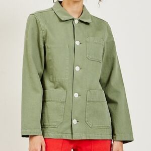 Alex Mill Britt Work Jacket in Upcycled Denim Size XS